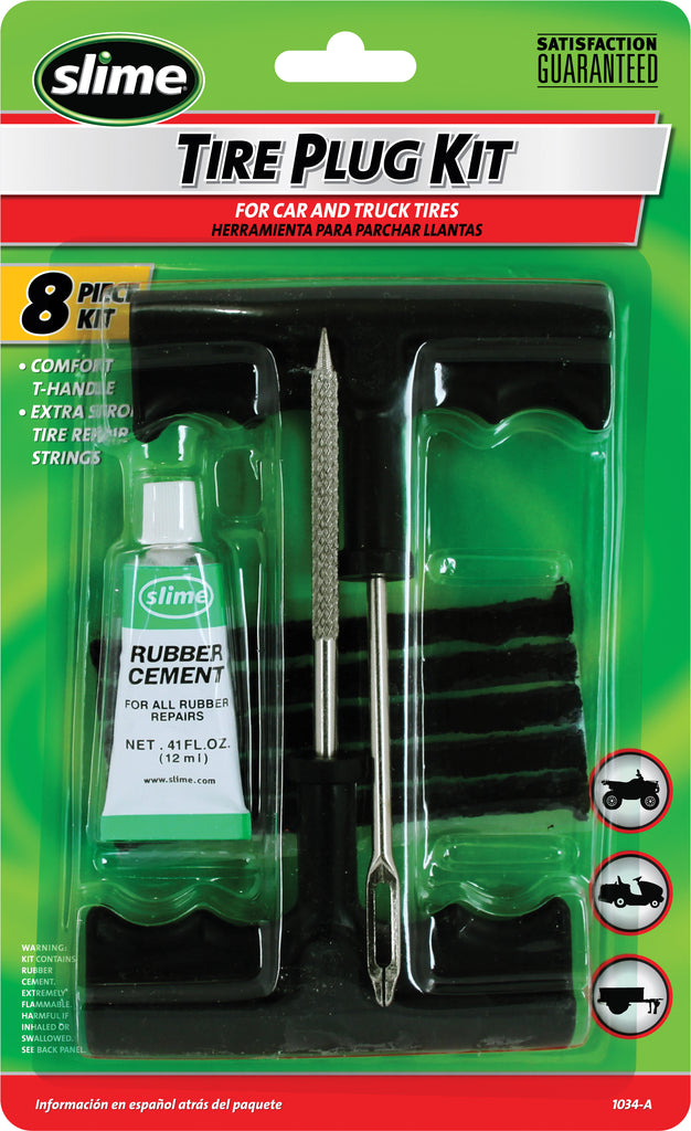 Slime® Medium Tyre Plug Kit with Glue
