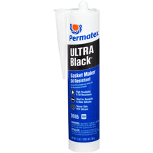 Load image into Gallery viewer, Permatex® Ultra Black® Maximum Oil Resistance RTV Silicone Gasket Maker 368g