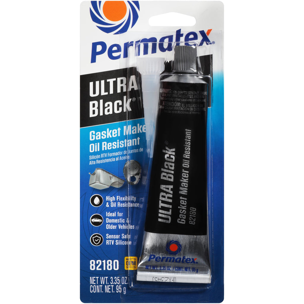 Permatex® Ultra Black® Maximum Oil Resistance RTV Silicone Gasket Maker 95g