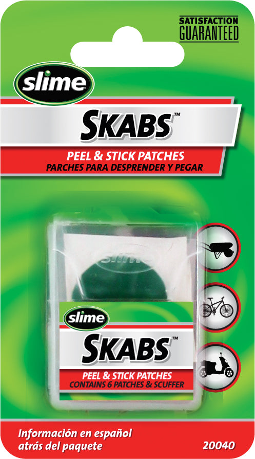 Slime® Bicycle SKABS Pre-Glued Tube Patches