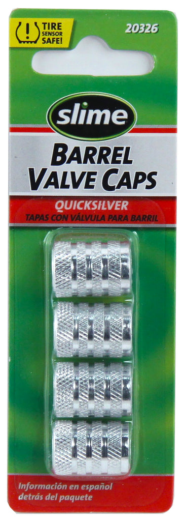Slime® Barrel Valve Caps (Quicksilver)