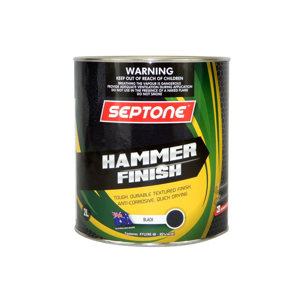 Septone®  Hammer Finish Black