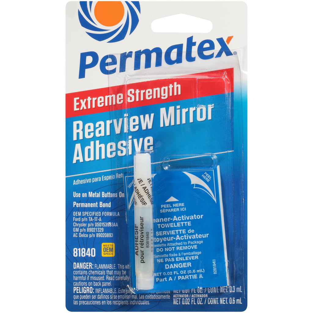 Permatex® Extreme Rearview Mirror Professional Strength Adhesive Kit