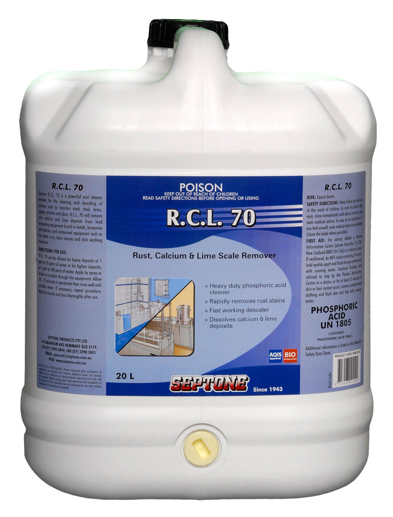 Septone®  Rust , Calcuim and Lime Scale Remover