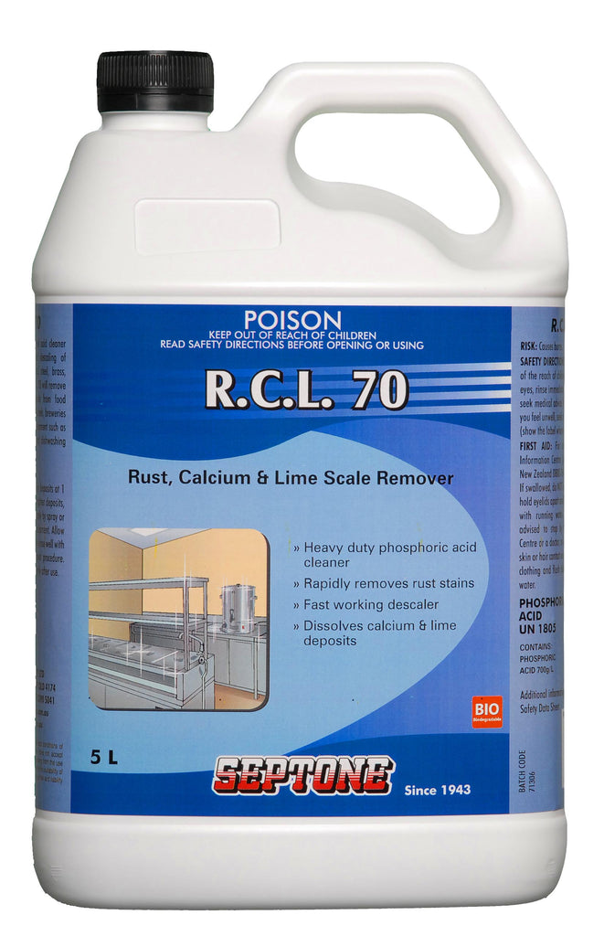 Septone®  Rust , Calcuim and Lime Scale Remover