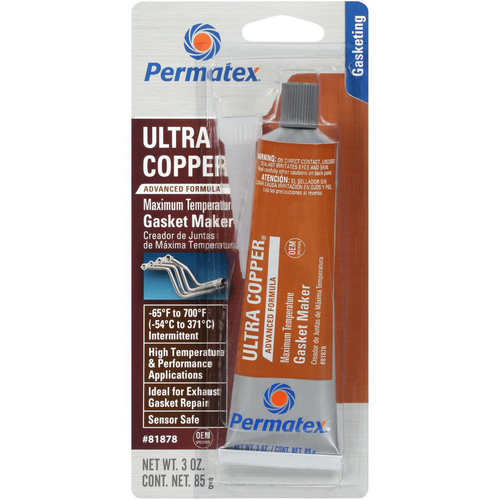 Permatex® Ultra Copper® Maximum Temperature RTV Silicone Gasket Maker 300ml