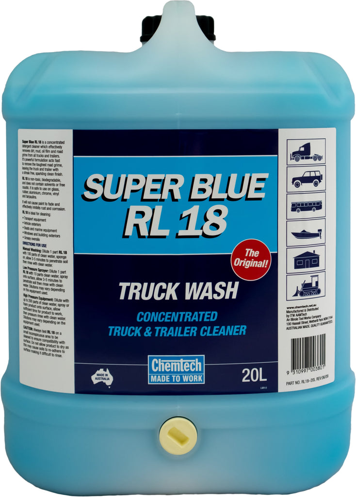 Chemtech® RL18 Super Blue Truck Wash
