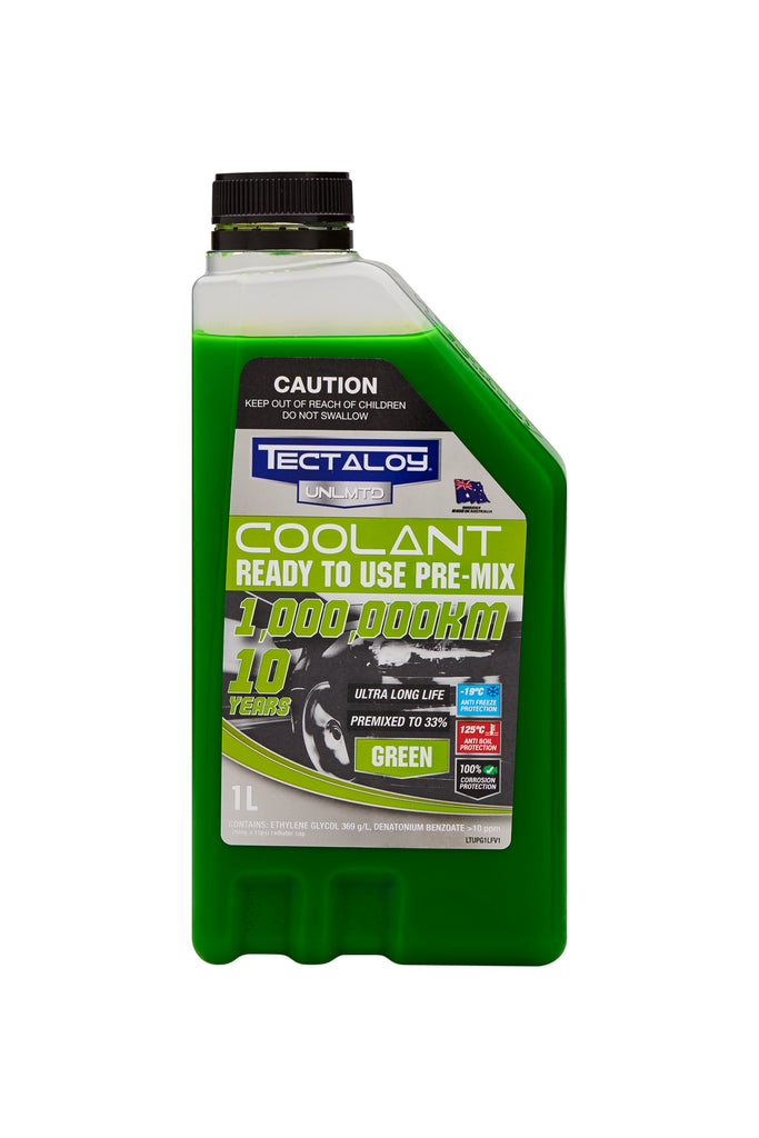 Tectaloy® UNLMTD Ready To Use Pre-Mix Coolant - Green 1L