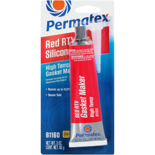 Load image into Gallery viewer, Permatex® High-Temp Red RTV Silicone Gasket Maker 85g