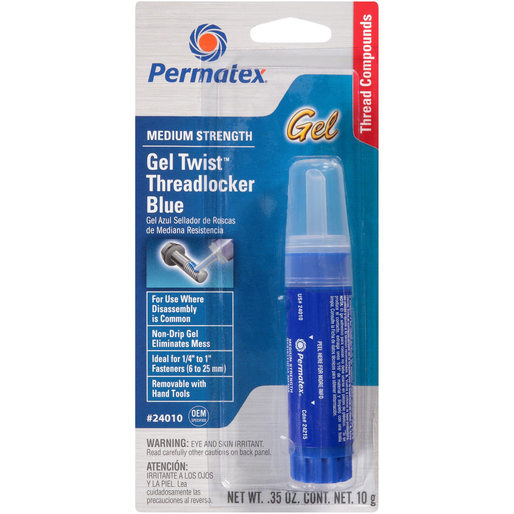Permatex® Medium Strength Threadlocker Blue Gel 10g